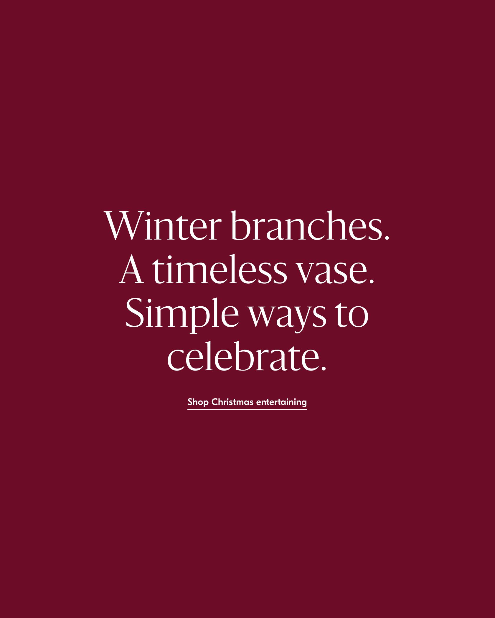 Shop Christmas Entertaining